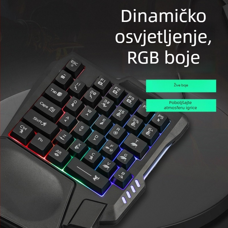 KTR-01 pretvarač tipkovnice i miša za Android — USB sučelje, Bluetooth, ABS materijal