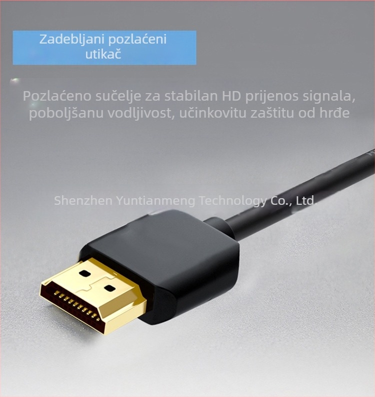 Mini HDMI HD video kabel 2.0 za Canon EOS R i DSLR modele 6D, 7D, 60D, 70D, 6D II, 7D II