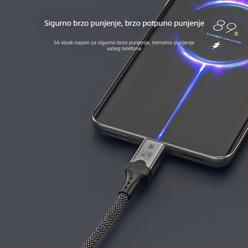 USB4 USB-C kabel za podatke, 40Gbps, 8K video, 240W brzo punjenje, CCC certificirano