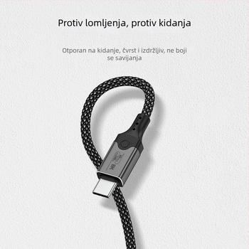 USB4 USB-C kabel za podatke, 40Gbps, 8K video, 240W brzo punjenje, CCC certificirano