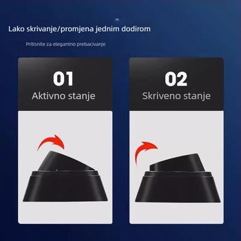 Debedi metalna tablica za parkiranje s brojem — dekorativna auto pločica s tiskanim logom