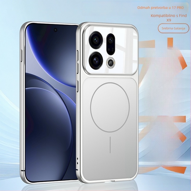 OPPO Find X9 / Find X9 Pro zaštitna futrola — mat plastika, minimalistički stil, zaštita od pada, magnetsko punjenje, prilagodljiva