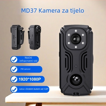 MD37 akcijska kamera s IR-CUT noćnim vidom, Wi‑Fi, 8–128GB skladištenje, ABS kućište