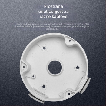 130E Aluminijski spoj, stropni nosač za skriveni kabelski kanal, za nadzor kamera