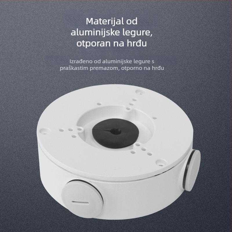 130E Aluminijski spoj, stropni nosač za skriveni kabelski kanal, za nadzor kamera