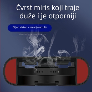 Skriveni nosač za telefon u automobilu sa privremenom tablicom za parkiranje i aromaterapijom • Model 00210 • Materijal: plastika • Ispis logotipa moguć