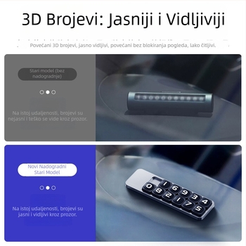 Dokiy luminozni metalni znak za parkiranje DK-611 s OK logom
