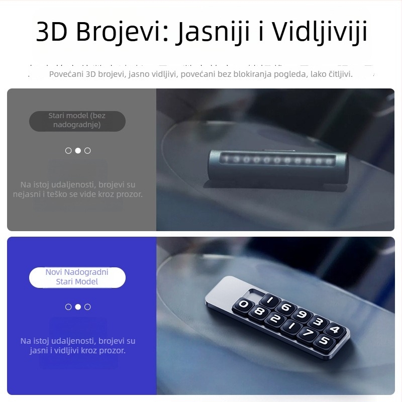 Dokiy luminozni metalni znak za parkiranje DK-611 s OK logom
