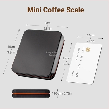 Mini vaga za kavu s pametnim automatskim tajmerom, digitalna elektronička vaga za kavu, kapacitet 2 kg, USB napajanje, model Guanglida-CN668, marka TONGLEI