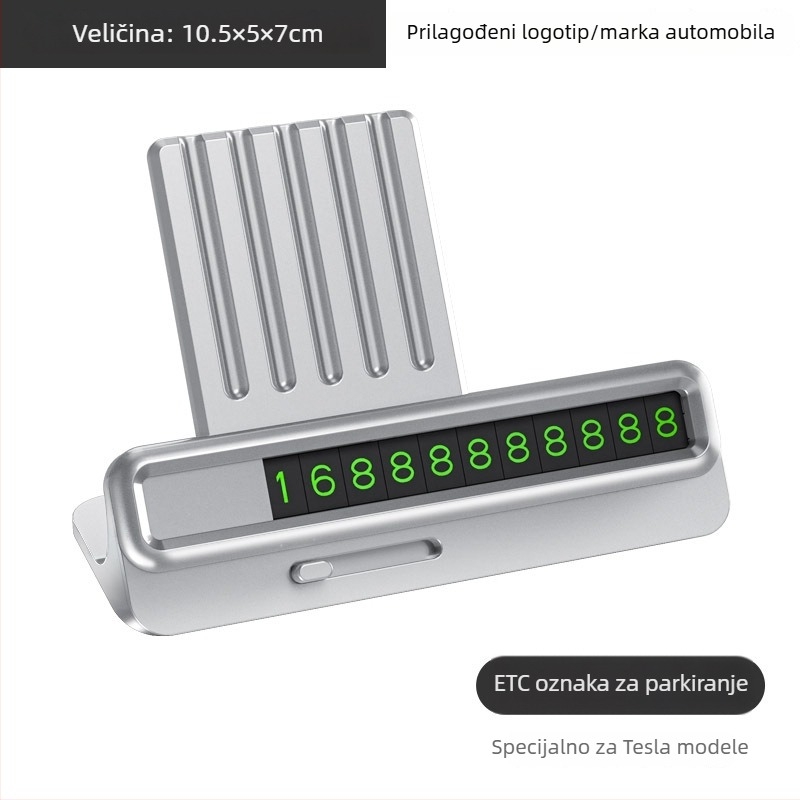Skrivena tablica za parkiranje – Model HB-TCP01-ETC, Materijal: Plastika, Marka Road righteousness