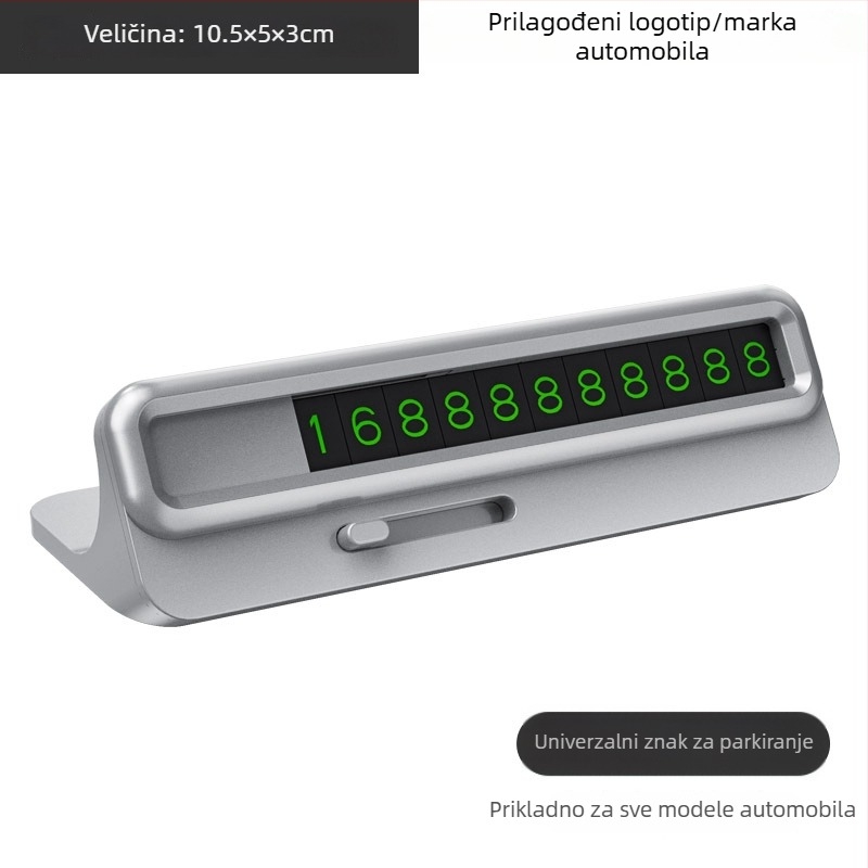 Skrivena tablica za parkiranje – Model HB-TCP01-ETC, Materijal: Plastika, Marka Road righteousness