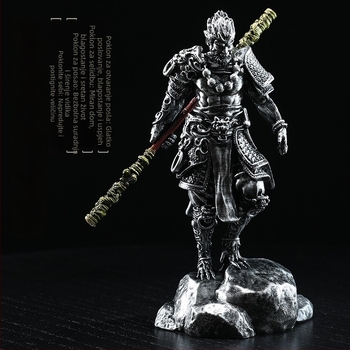 Sun Wukong statue od smole – ručno izrađena auto unutarnja dekoracija, moderni minimalistički dizajn