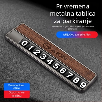 Privremena kartica registarske pločice automobila – metalna konstrukcija, bez prilagodbe, bez logotipa, skriveni dizajn