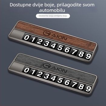 Privremena kartica registarske pločice automobila – metalna konstrukcija, bez prilagodbe, bez logotipa, skriveni dizajn