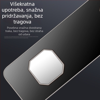 Privremena kartica registarske pločice automobila – metalna konstrukcija, bez prilagodbe, bez logotipa, skriveni dizajn