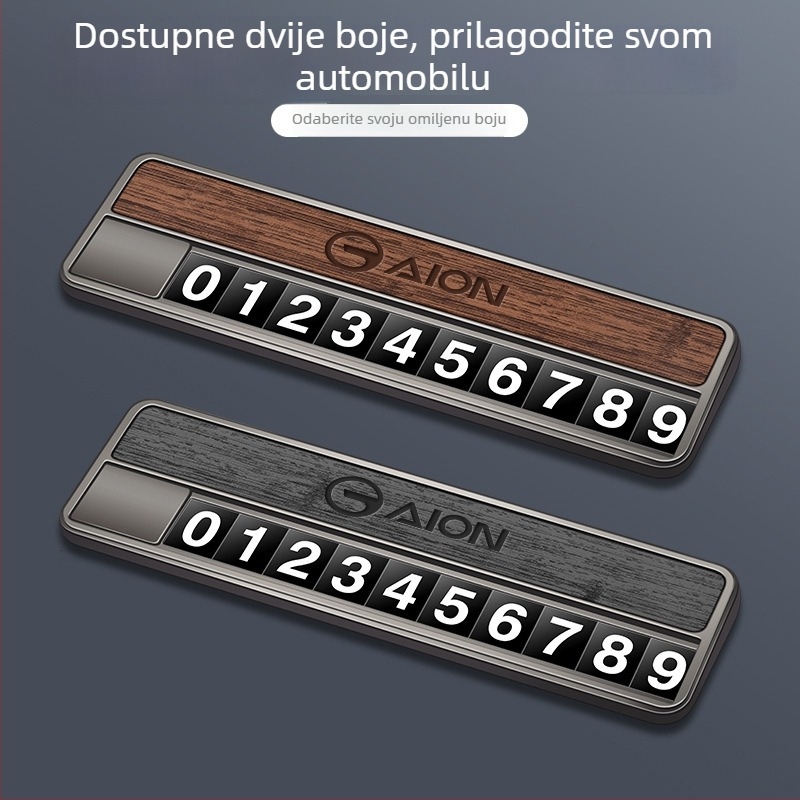 Privremena kartica registarske pločice automobila – metalna konstrukcija, bez prilagodbe, bez logotipa, skriveni dizajn