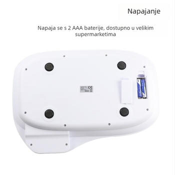 Elektronička vaga za kućne ljubimce: mačke i psi, max 15 kg, preciznost 1 g, Jia Mo, napajanje s 2×AAA baterijama