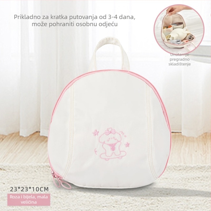 Torbica za kozmetiku, polukružni oblik, poliester, višenamjenska, za putovanja, japanski stil