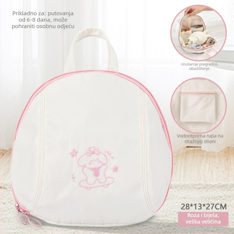 Torbica za kozmetiku, polukružni oblik, poliester, višenamjenska, za putovanja, japanski stil
