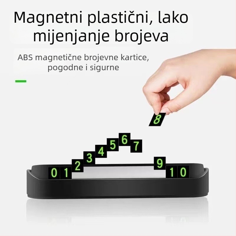 Junlong Skrivena tablica registracije automobila, plastika, model P01, prilagodljiva s tiskanim logom
