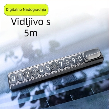 Skrivena magnetska registarska pločica za automobil – model Little One H10, plastični materijal, logo OK, marka Chenghe