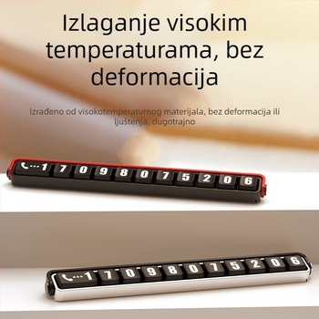 Privremena ploča za parkiranje, metal; BEN.JACK/Binney BAL200621; Tip: Skriven (Materijal: Metal; Značka: BEN.JACK/Binney; Model: BAL200621; Tip: Skriven)