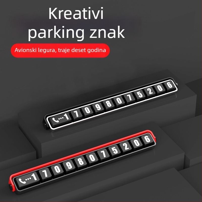 Privremena ploča za parkiranje, metal; BEN.JACK/Binney BAL200621; Tip: Skriven (Materijal: Metal; Značka: BEN.JACK/Binney; Model: BAL200621; Tip: Skriven)