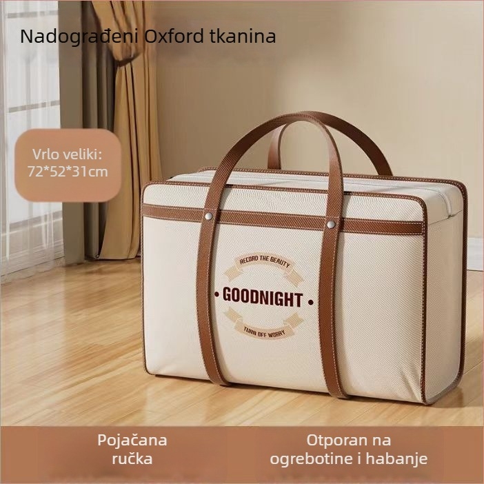 Torba za preseljenje od netkanog materijala, kubični oblik, višestruka namjena za putovanja i skladištenje