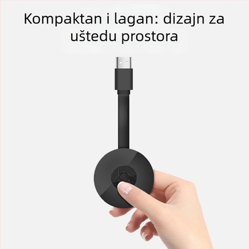 Bežični HDMI uređaj za zrcaljenje zaslona za obrazovanje i sastanke — Full HD 1080p, HDMI priključak, kompatibilan s iOS