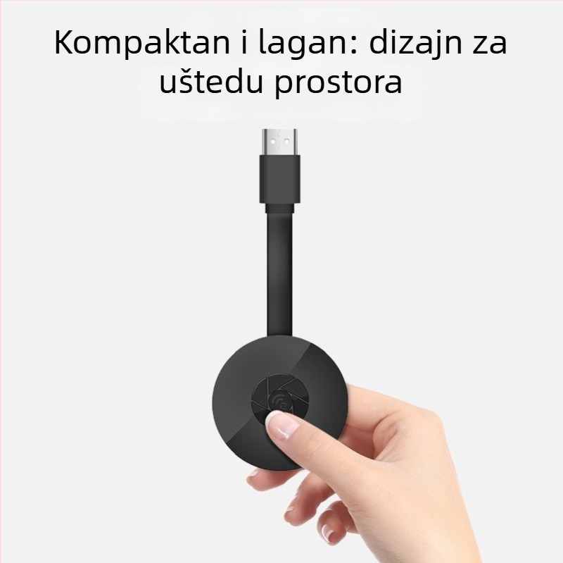 Bežični HDMI uređaj za zrcaljenje zaslona za obrazovanje i sastanke — Full HD 1080p, HDMI priključak, kompatibilan s iOS
