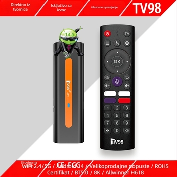 Tv98 ATV H618 Android TV Box, Allwinner H616, 2GB RAM, 16GB ROM, Android, HDMI 1080p