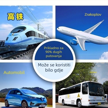 Naduvni madrac za stražnje sjedalo za putovanje s bebom i djetetom (univerzalna kompatibilnost automobila; način nadimanja: drugo; bez prilagodbe)
