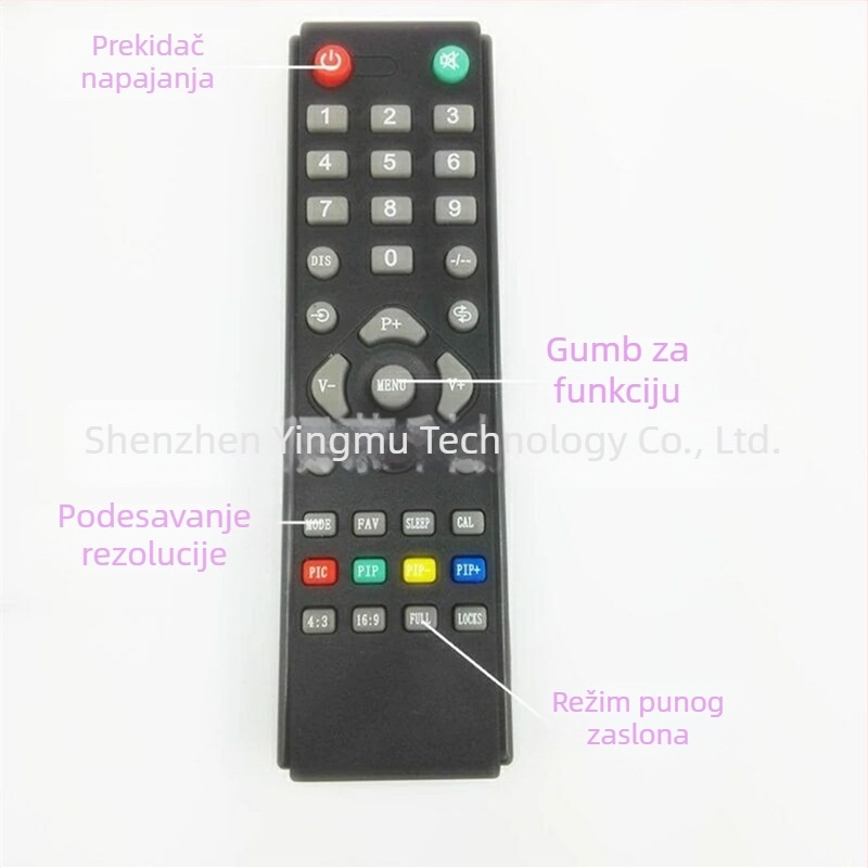 RF na HDMI analogni TV prijemnik, pretvarač, 1080P, daljinski upravljač, napajanje, model YMQS8010A