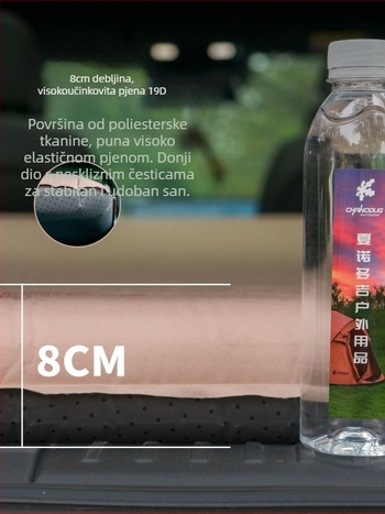 CHANODUG Dvosebni samonapunjavaći automobilni madrac, pjena, materijal Chun yafang, težina 4,5 kg