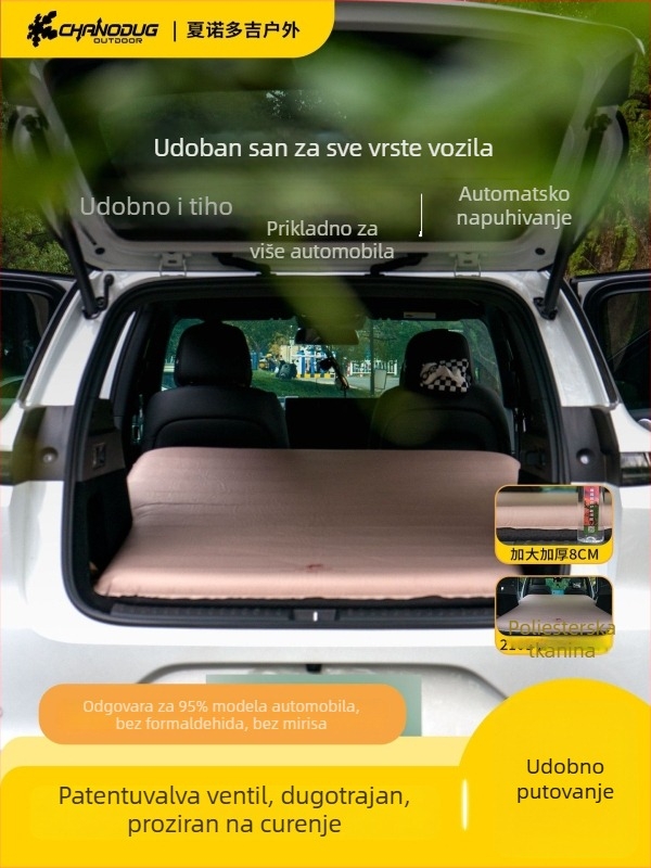 CHANODUG Dvosebni samonapunjavaći automobilni madrac, pjena, materijal Chun yafang, težina 4,5 kg