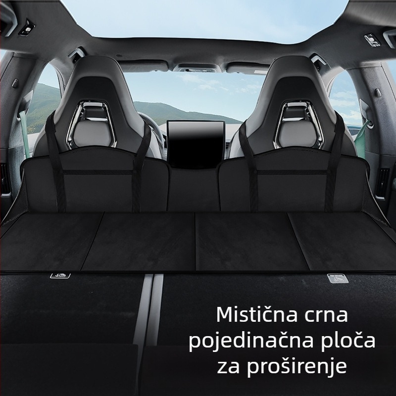 Automobilski madrac za spavanje na stražnjem redu SUV — sklopivi produžni panel, flocking materijal, model 005, težina 1,2 kg, nosivost 200 kg, nije potrebno naduti