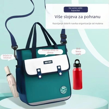 Dječja višenamjenska torba preko ramena za osnovnu školu, Oxford tkanina, prozračna, vodootporna, unisex