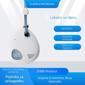 Beidou SOS locator s glasovnim pozivom i GPS-om, bežični geofence, anti‑izgubljivanje za starije i djecu, model X1, GPS točnost 5 m, trajanje baterije ~5 dana, vodootporan