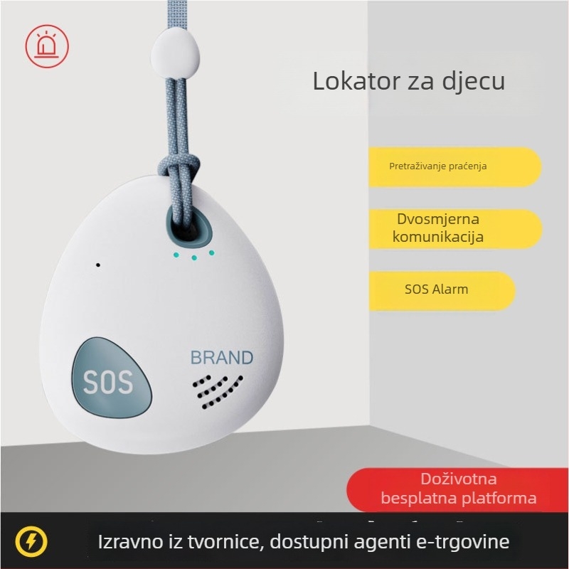 Beidou SOS locator s glasovnim pozivom i GPS-om, bežični geofence, anti‑izgubljivanje za starije i djecu, model X1, GPS točnost 5 m, trajanje baterije ~5 dana, vodootporan