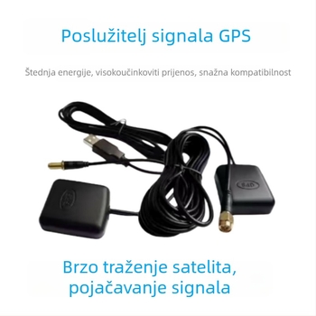 Automobilski navigator Beidou GPS s pojačivačem i prijenosnom antenom za signal