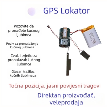 4G GPS lokator za kućne ljubimce s 5 m GPS točnošću, 15-dnevna baterija, IP67 vodootpornost, više alarma