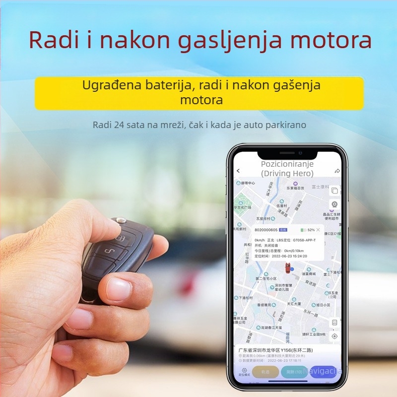 OBD uređaj za praćenje vozila XY109 | GPS točnost do 10 m | Alarm: vibracije, geofence, prekoračenje brzine | Polymer baterija 2 h | Napajanje OBD