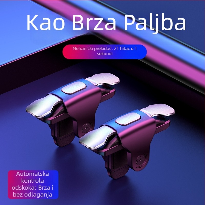 S03 bežični mini kontroler za igre s mehaničkim gumbima i povratom snage, kompatibilan s PC, iOS i Android