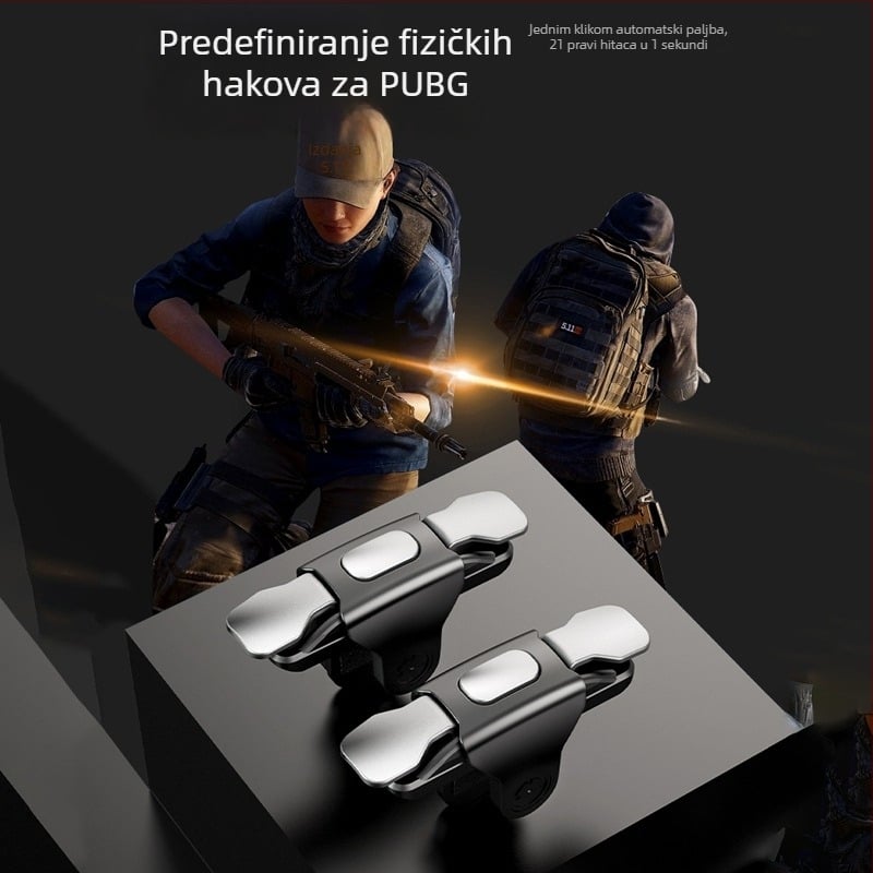 S03 bežični mini kontroler za igre s mehaničkim gumbima i povratom snage, kompatibilan s PC, iOS i Android