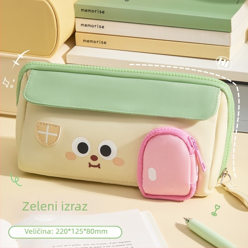 Pernica oblik kuće, Kappa Bear, materijal Oxford, stil platno, univerzalna namjena