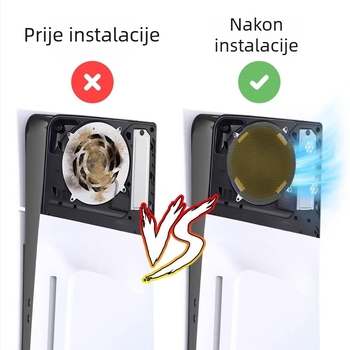 Mrežica za zaštitu od prašine PS5 Slim/Pro - PVC, samoljepljiva 3M, 2 komada