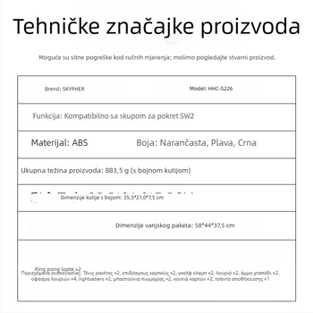 Switch2 Gen 23-in-1 senzorni sportski set (Switch2 hostom kompatibilan, Joy-Con2 ručica, ABS materijal, originalni softver igre)