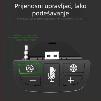 Konverter za Xbox One kontroler s pojačivačem zvuka i adapterom za slušalice (ABS)