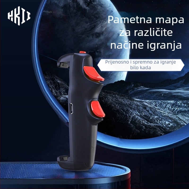 Gamepad S07 | USB/Bluetooth; Bez vibracija; Kompatibilan s iPhoneom i Androidom | (USB/Bluetooth; Bez vibracija; Kompatibilan s iPhone/Android; Automatsko upravljanje odskokom)