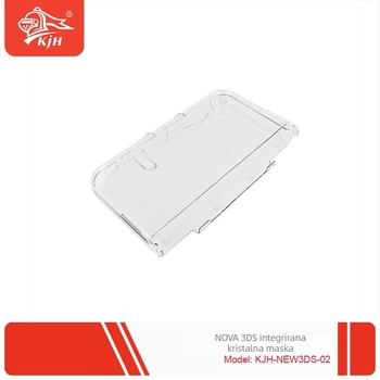 Silikonski zaštitni kućište za NEW 3DS (KJH-NEW 3DS-02) – jednodjelno prozirni dizajn, zaštita, poboljšan doživljaj